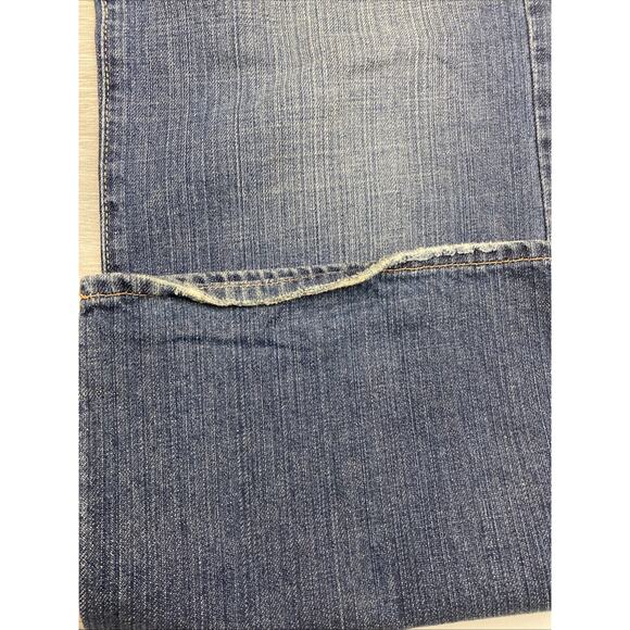 Lucky Brand Dungaree Jeans Mens 32 X 32 Blue Gene Montesano Mid Rise Boot Denim - Picture 13 of 15